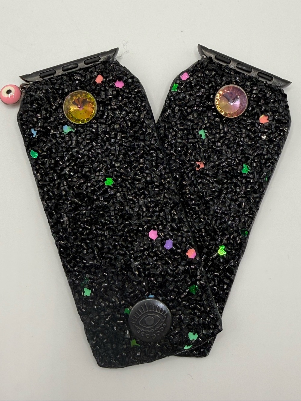 Watch Me Creations Black Confetti‎ Apple Watch Band